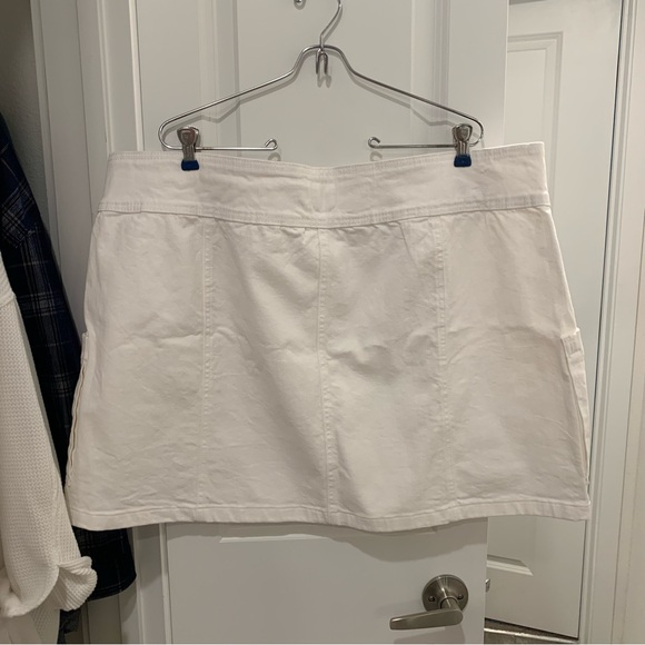 NEW Arula White Cargo Skirt Plus Size B / 2X NWT - Picture 6 of 7